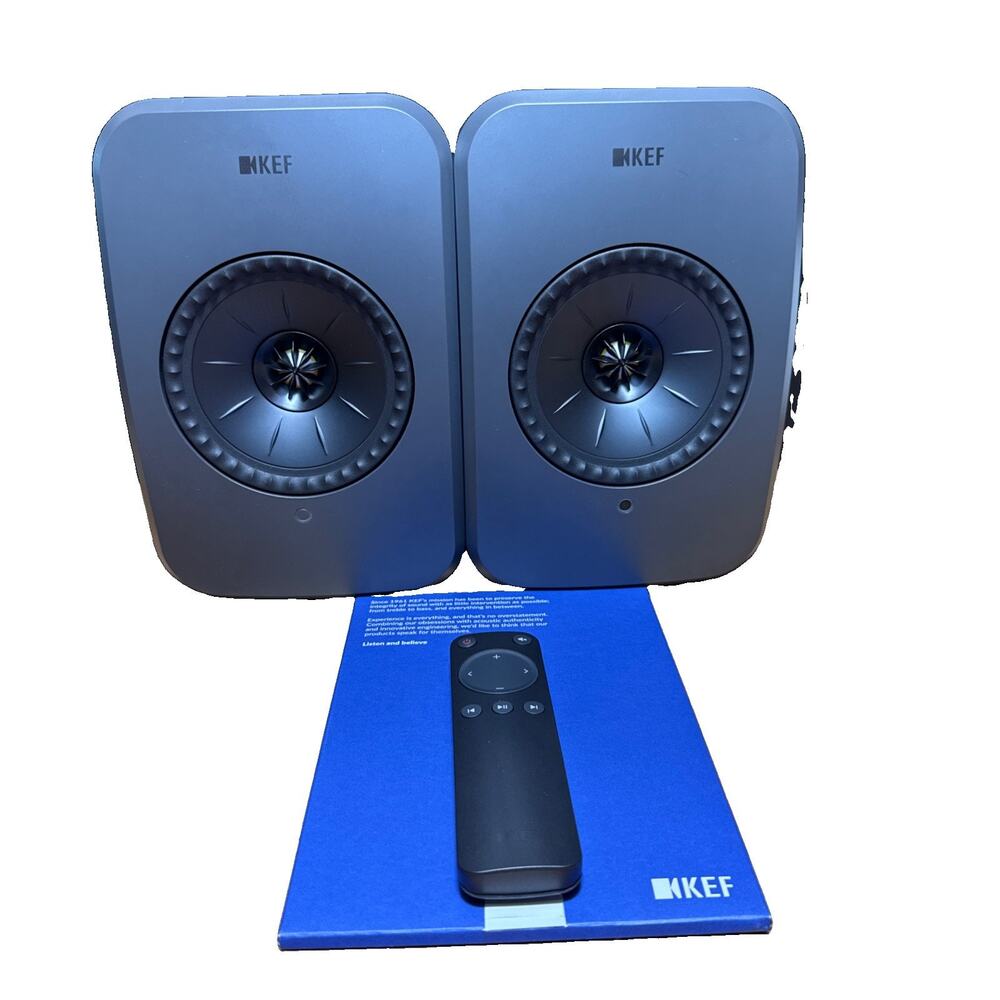 KEF - LSX II LT - Wireless HiFi Speakers - Graphite Grey -SP4077M2CA - NOB